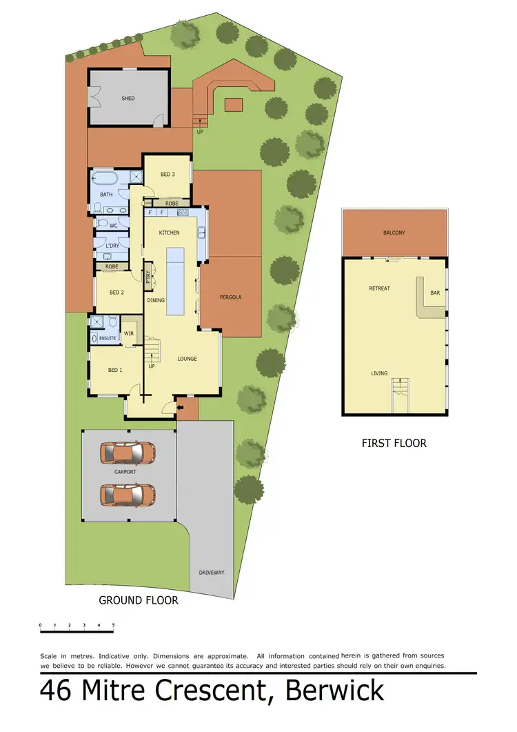 Floorplan of Homely house listing, 46 Mitre Crescent, Berwick VIC 3806