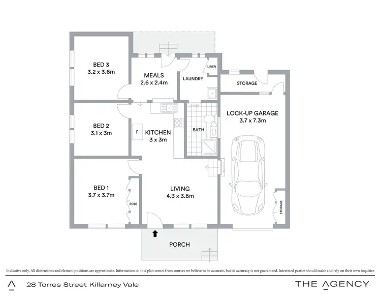 Floorplan of Homely house listing, 28 Torres Street, Killarney Vale NSW 2261