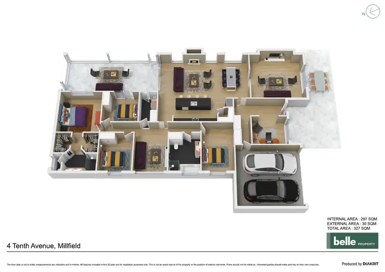 Floorplan of Homely house listing, 4 Tenth Avenue, Millfield NSW 2325