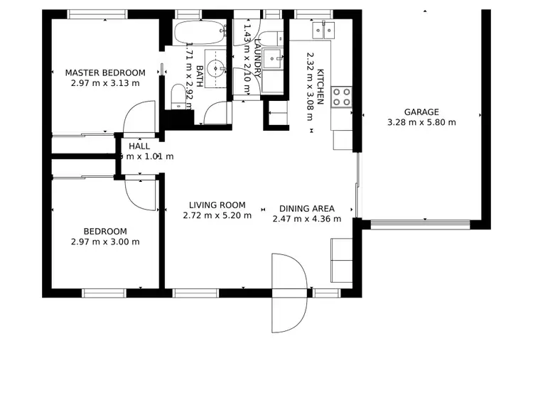 Floorplan of Homely unit listing, 2/7 Grantala Street, Manoora QLD 4870