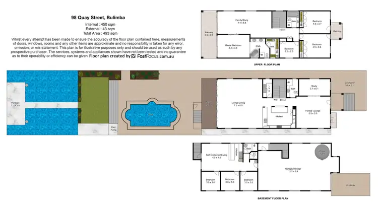 Floorplan of Homely house listing, 98 Quay Street, Bulimba QLD 4171