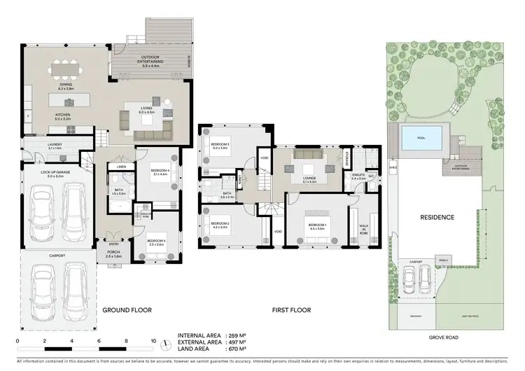 Floorplan of Homely house listing, 9 Grove Road, Wamberal NSW 2260