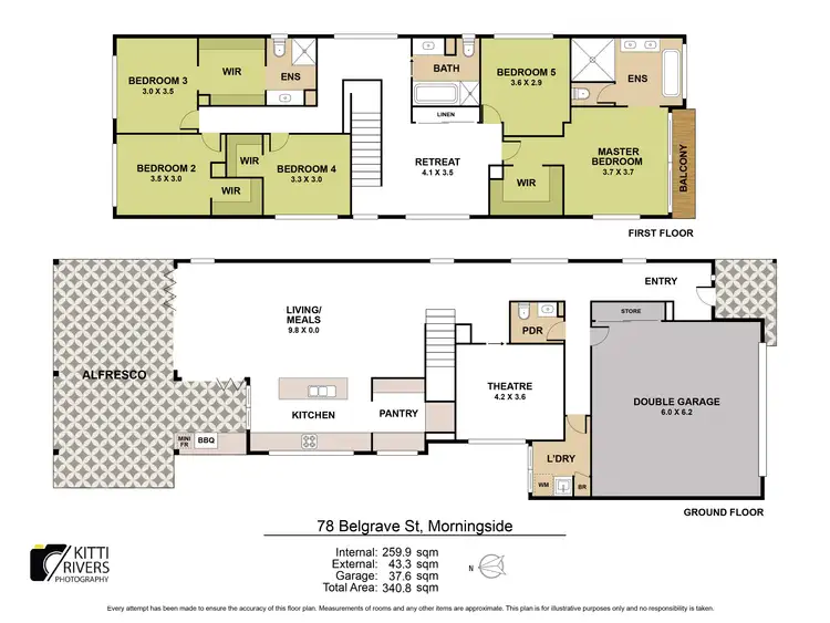 Floorplan of Homely house listing, 78 Belgrave Street, Morningside QLD 4170