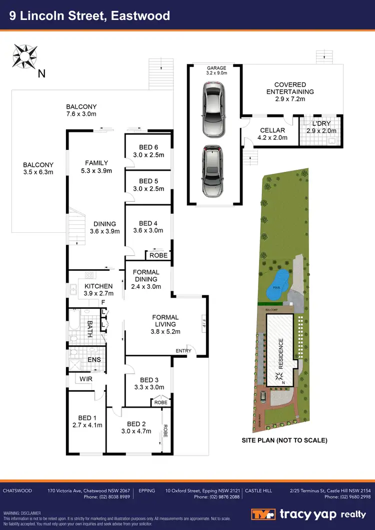 Floorplan of Homely house listing, 9 Lincoln Street, Eastwood NSW 2122