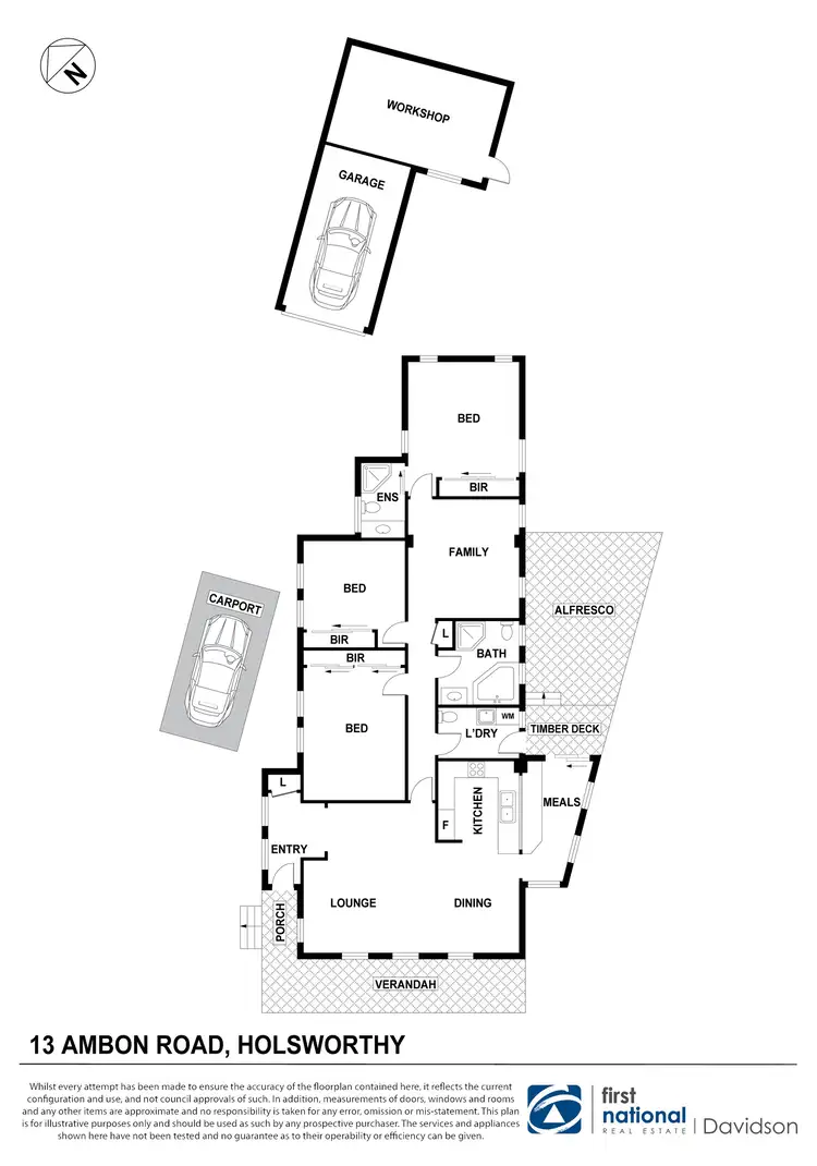 Floorplan of Homely house listing, 13 Ambon Road, Holsworthy NSW 2173
