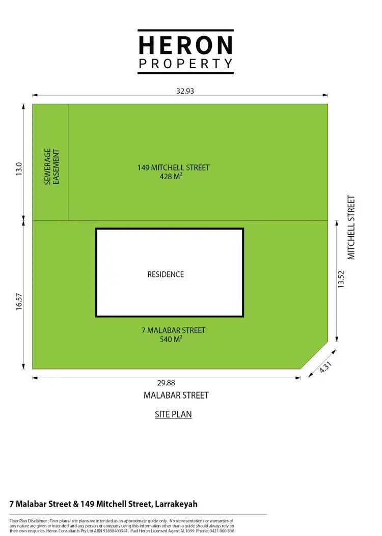 Floorplan of Homely house listing, 7 Malabar Street, Larrakeyah NT 820