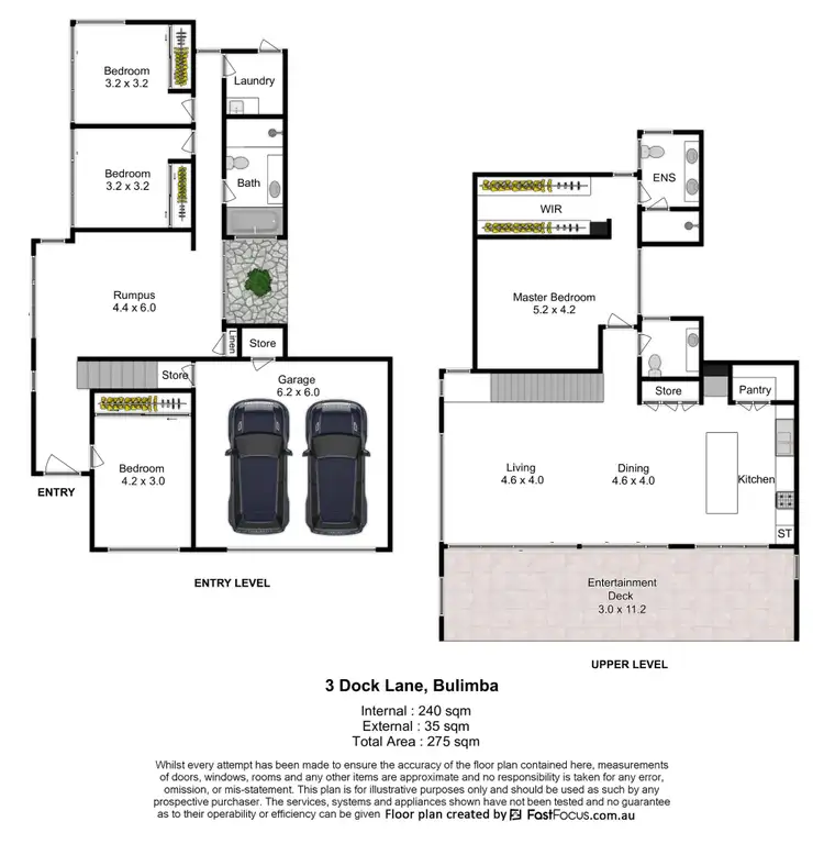 Floorplan of Homely house listing, 3 Dock Lane, Bulimba QLD 4171