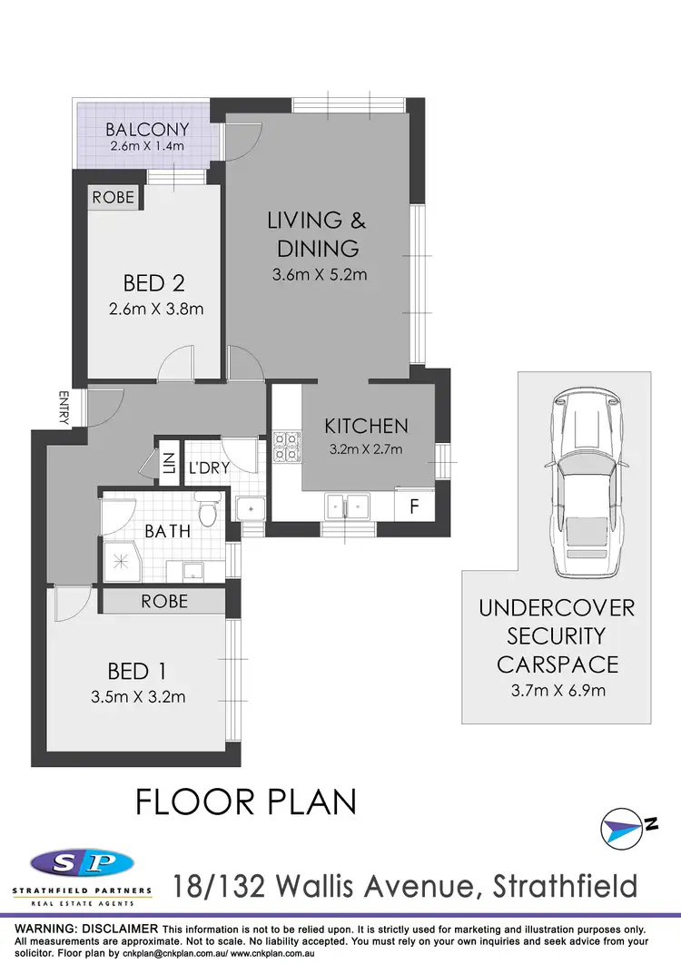 Floorplan of Homely unit listing, 18/132 Wallis Avenue, Strathfield NSW 2135