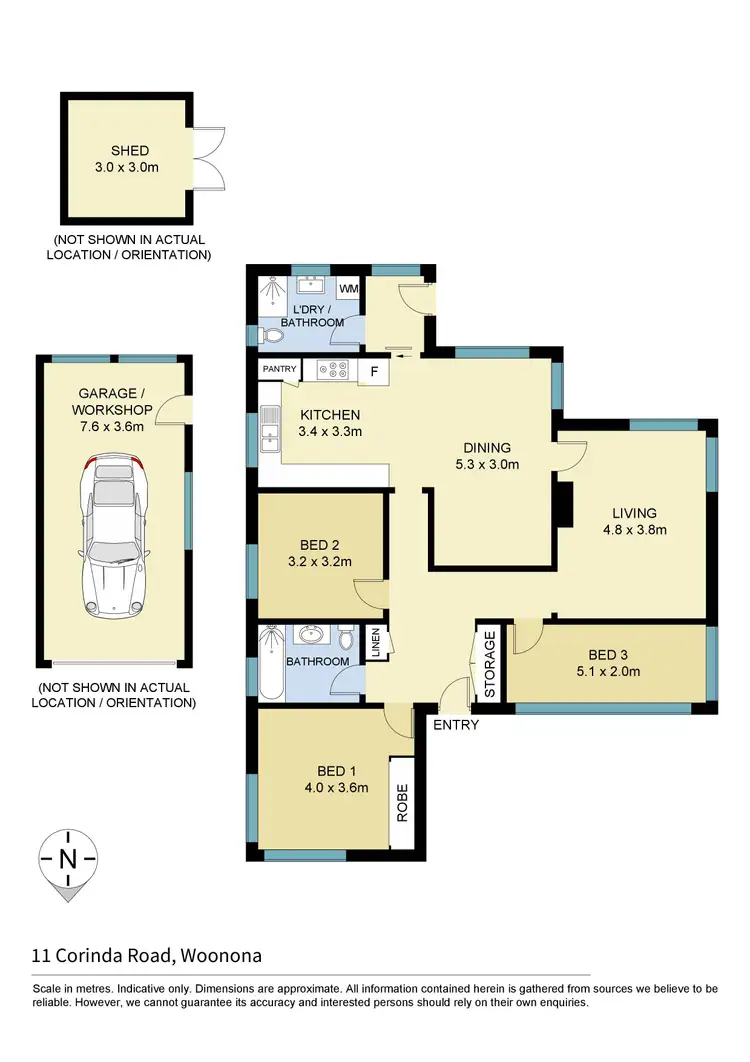 Floorplan of Homely house listing, 11 Corinda Road, Woonona NSW 2517