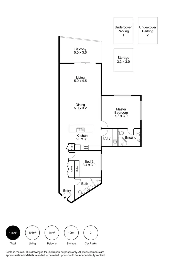 Floorplan of Homely apartment listing, 114/50 Esplanade, Christies Beach SA 5165