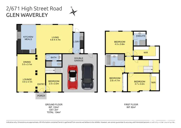 Floorplan of Homely townhouse listing, 2/671 High Street Road, Glen Waverley VIC 3150
