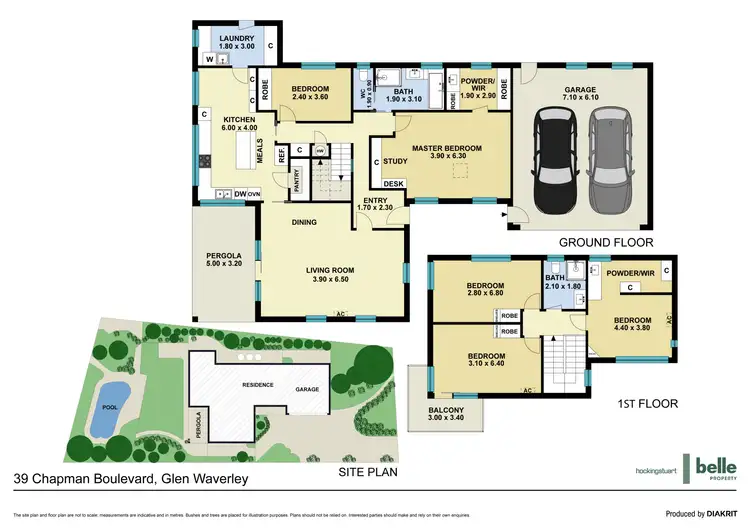 Floorplan of Homely house listing, 39 Chapman Boulevard, Glen Waverley VIC 3150