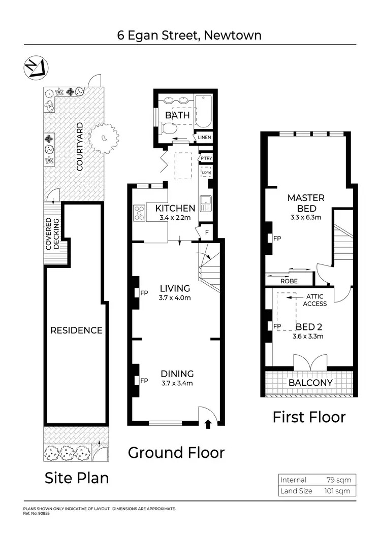Floorplan of Homely house listing, 6 Egan Street, Newtown NSW 2042