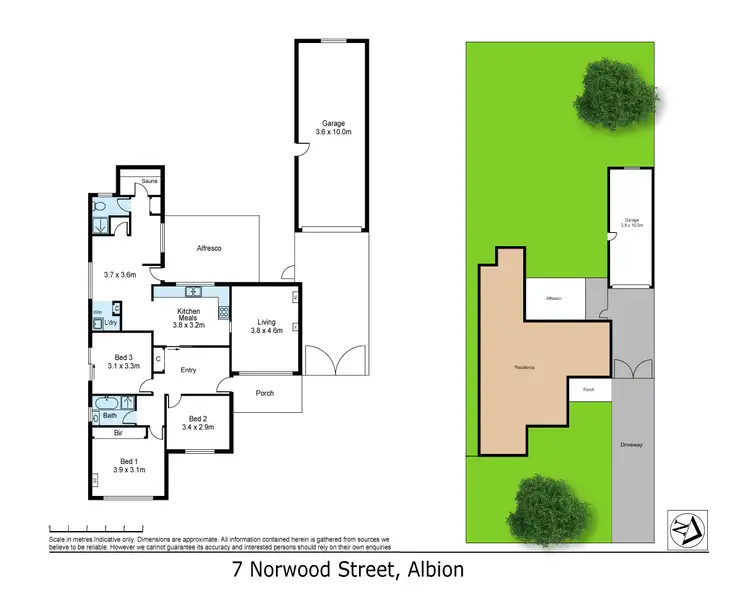 Floorplan of Homely house listing, 7 Norwood Street, Albion VIC 3020