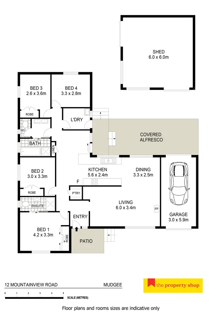 Floorplan of Homely house listing, 12 Mountain View Road, Mudgee NSW 2850