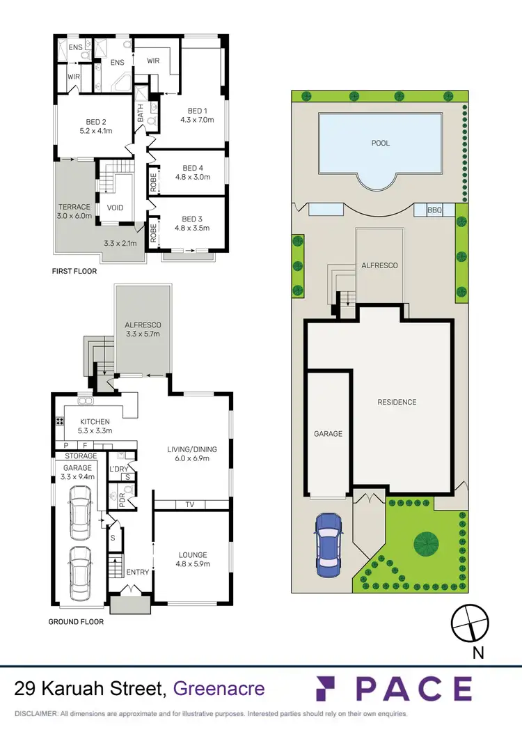 Floorplan of Homely house listing, 29 Karuah Street, Greenacre NSW 2190