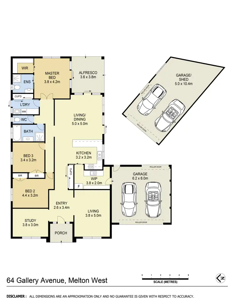 Floorplan of Homely house listing, 64 Gallery Avenue, Harkness VIC 3337