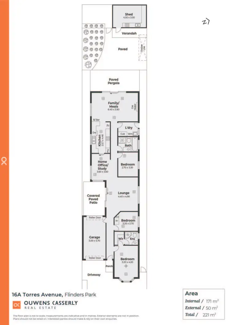 Floorplan of Homely house listing, 16A Torres Avenue, Flinders Park SA 5025