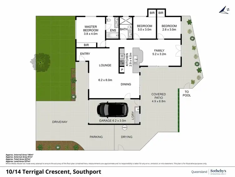 Floorplan of Homely unit listing, 10/14-16 Terrigal Crescent, Southport QLD 4215