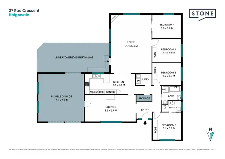 Floorplan of Homely house listing, 27 Rae Crescent, Balgownie NSW 2519