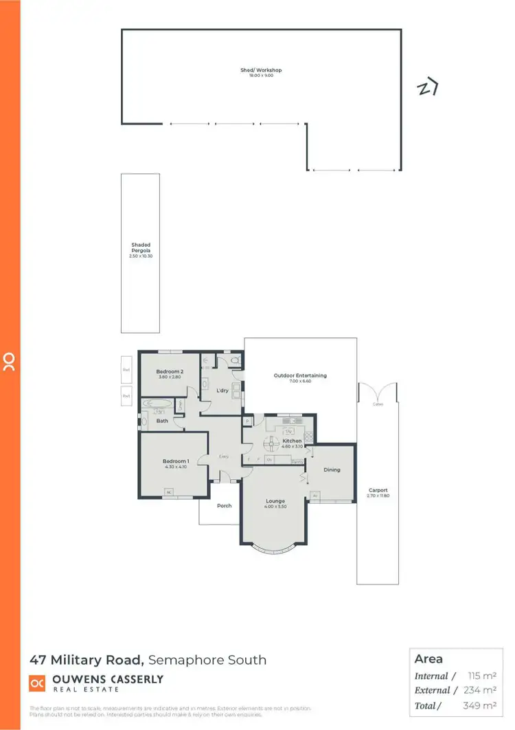 Floorplan of Homely house listing, 47 Military Road, Semaphore South SA 5019