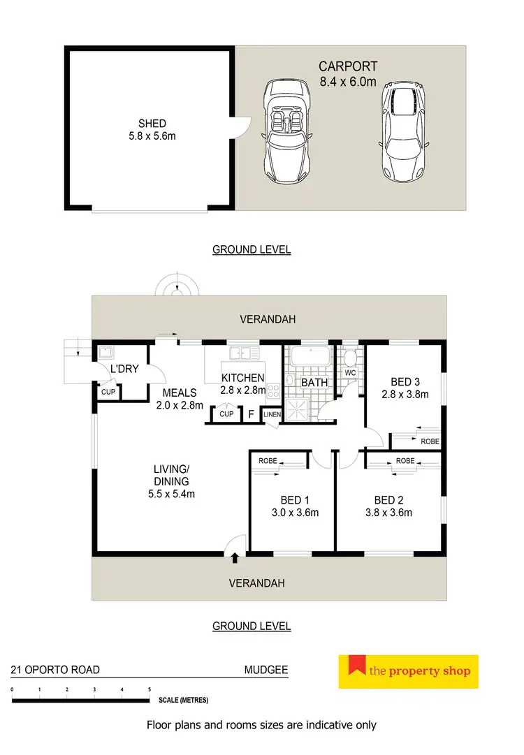 Floorplan of Homely house listing, 21 Oporto Road, Mudgee NSW 2850