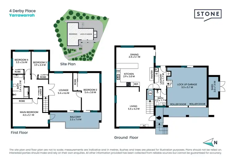 Floorplan of Homely house listing, 4 Derby Place, Yarrawarrah NSW 2233