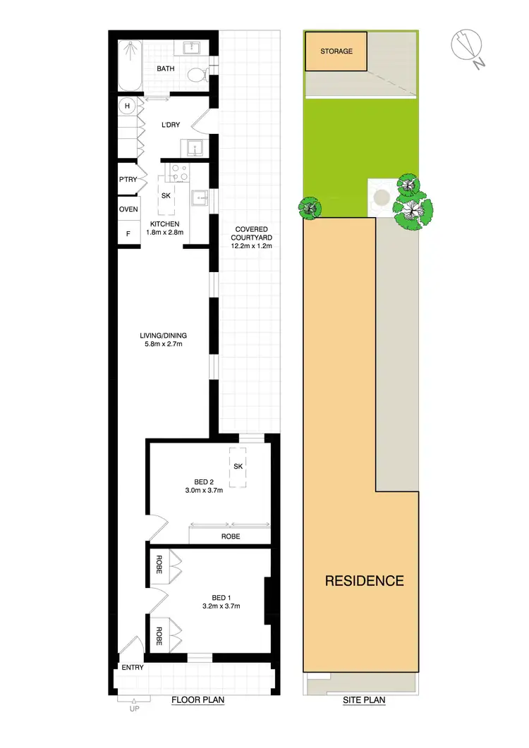 Floorplan of Homely house listing, 14 Sutherland Street, St Peters NSW 2044