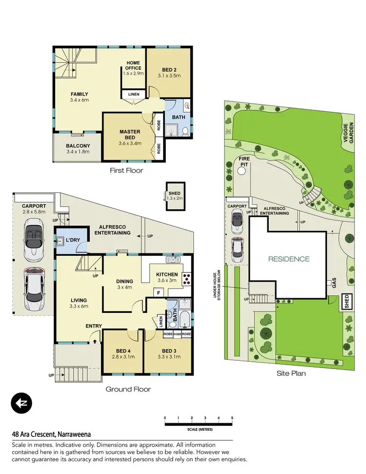 Floorplan of Homely house listing, 48 Ara Crescent, Narraweena NSW 2099