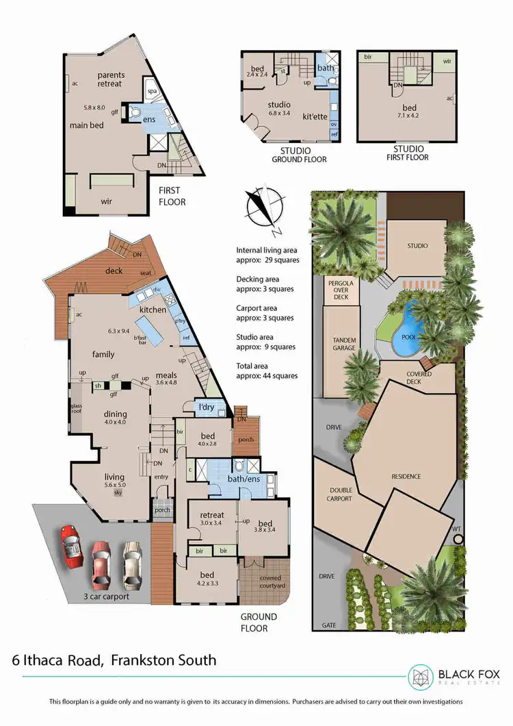 Floorplan of Homely house listing, 6 Ithaca Road, Frankston South VIC 3199