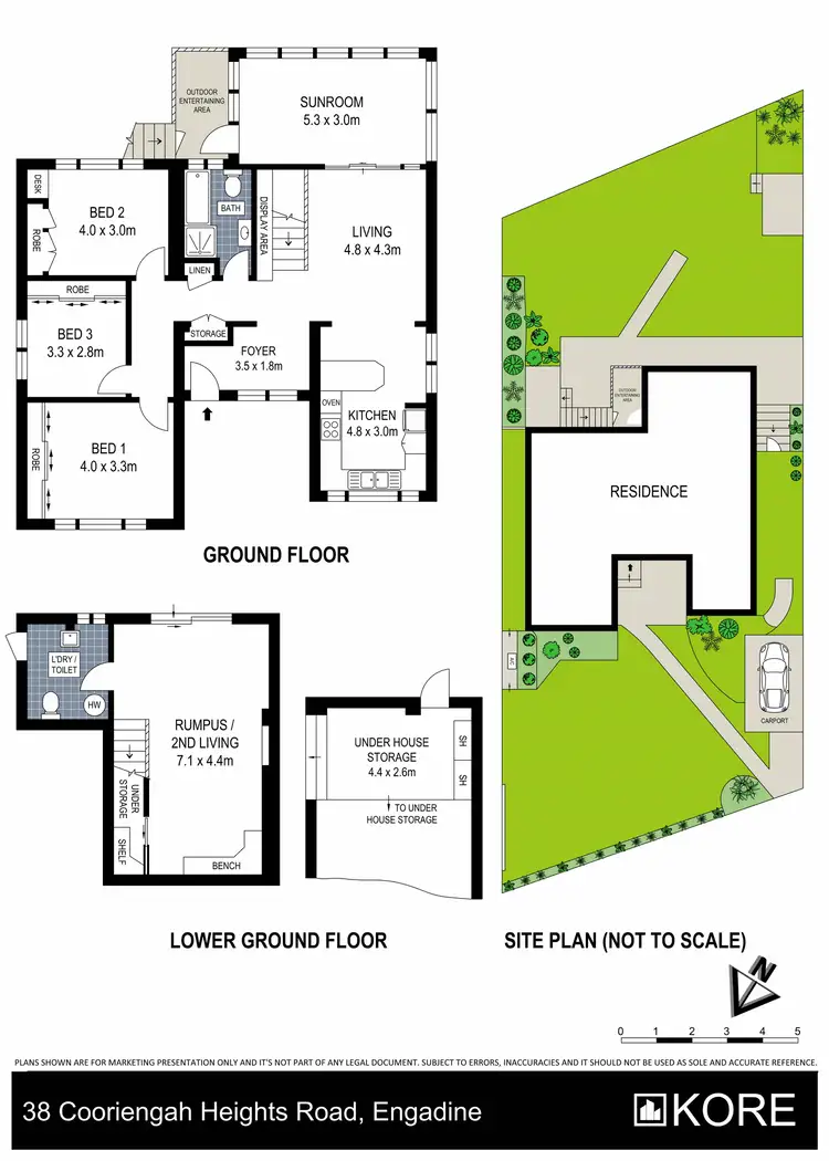 Floorplan of Homely house listing, 38 Cooriengah Heights Road, Engadine NSW 2233
