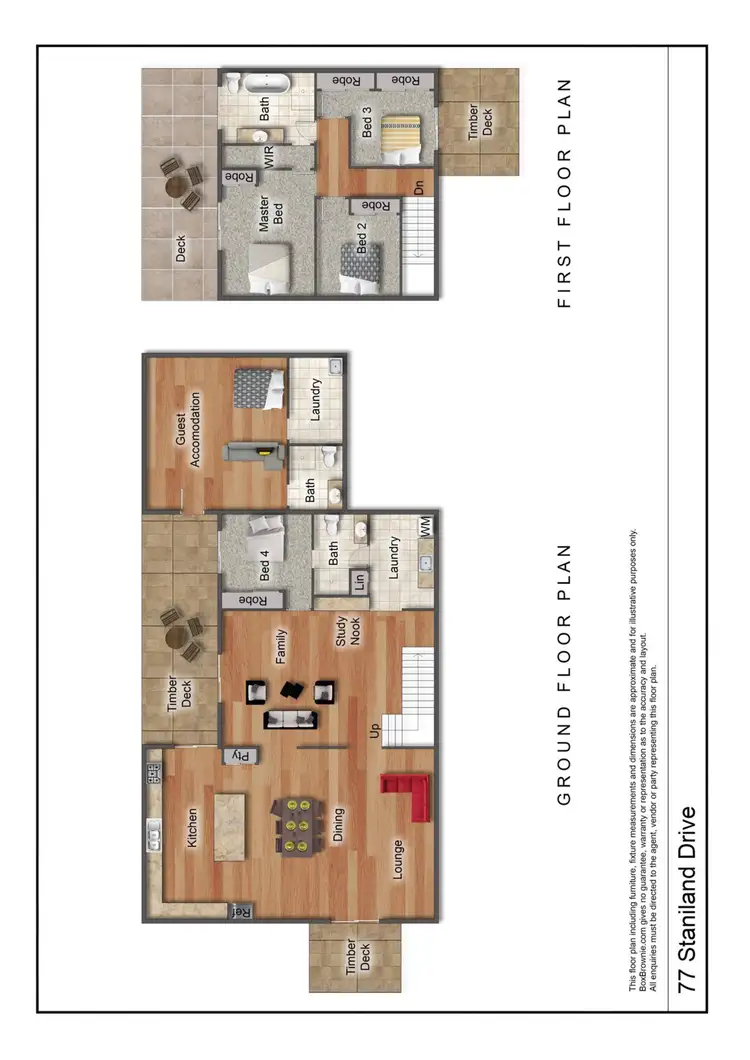 Floorplan of Homely house listing, 77 Staniland Drive, Strathdickie QLD 4800