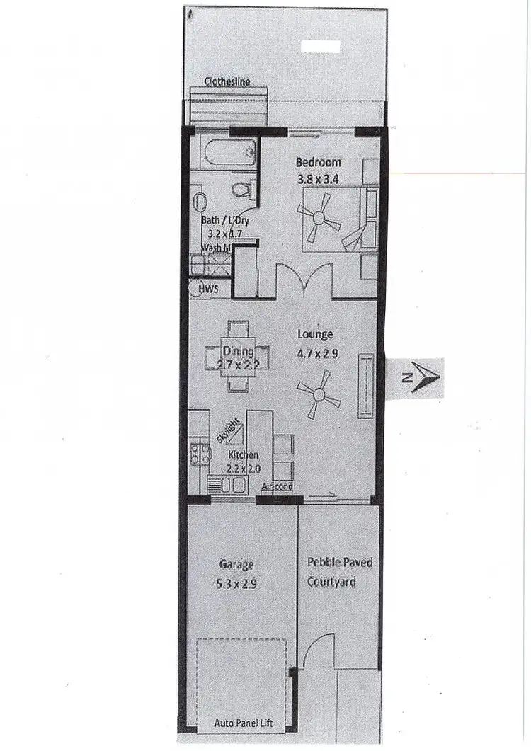 Floorplan of Homely villa listing, 24/83 Heeb Street, Ashmore QLD 4214