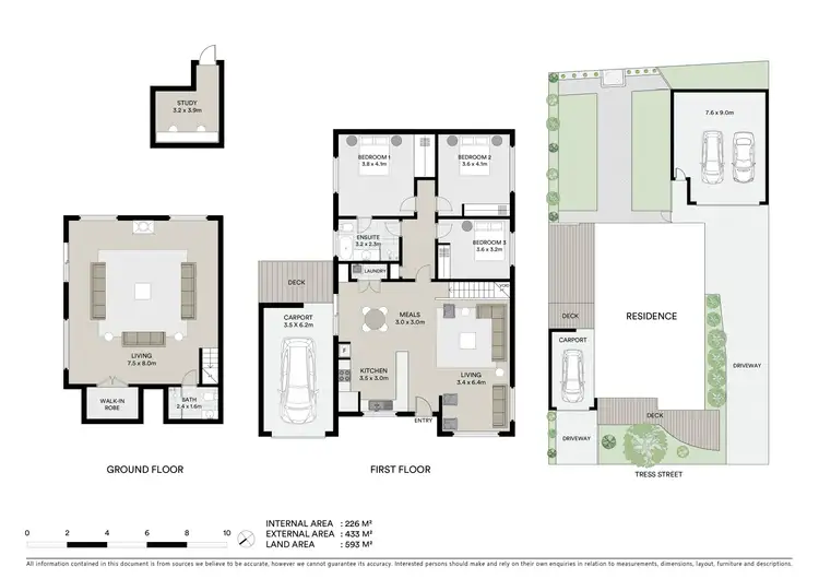 Floorplan of Homely house listing, 613 Tress Street, Golden Point VIC 3350