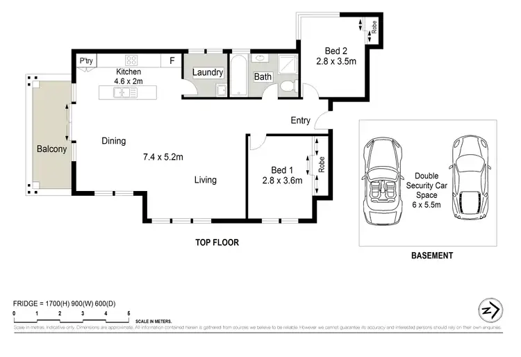 Floorplan of Homely unit listing, 20/73-75 Flora Street, Kirrawee NSW 2232