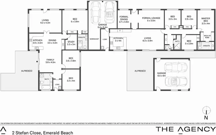 Floorplan of Homely house listing, 2 Stefan Close, Emerald Beach NSW 2456