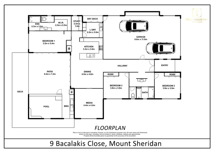Floorplan of Homely house listing, 9 Bacalakis Close, Mount Sheridan QLD 4868