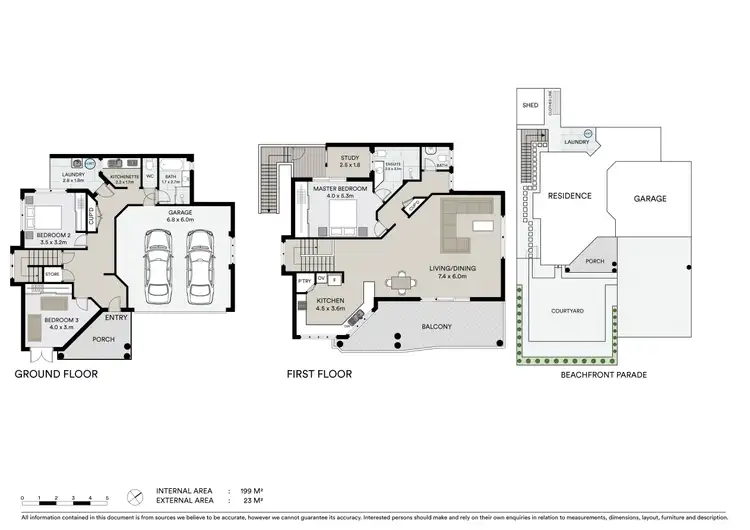 Floorplan of Homely townhouse listing, 1/21 Beachfront Parade, East Ballina NSW 2478