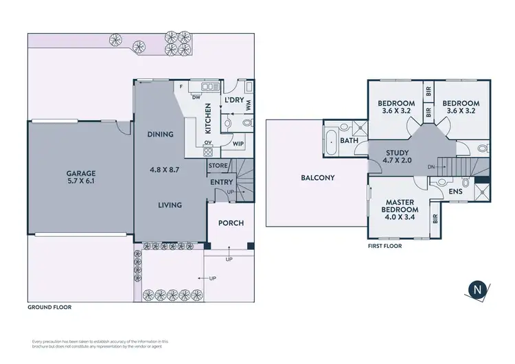 Floorplan of Homely townhouse listing, 1A Sussex Street, Preston VIC 3072