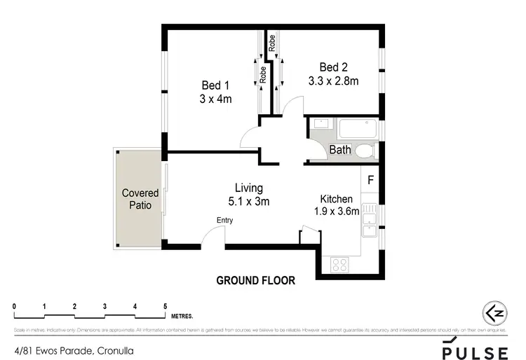 Floorplan of Homely apartment listing, 4/81 Ewos Parade, Cronulla NSW 2230