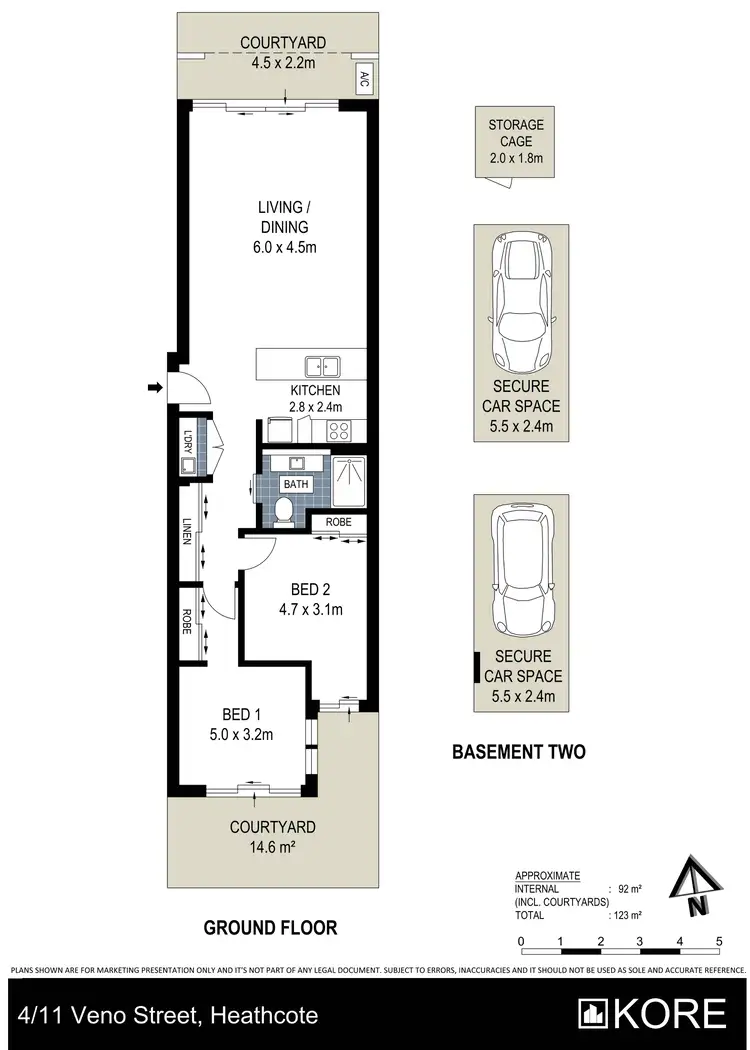 Floorplan of Homely apartment listing, 4/11 Veno Street, Heathcote NSW 2233