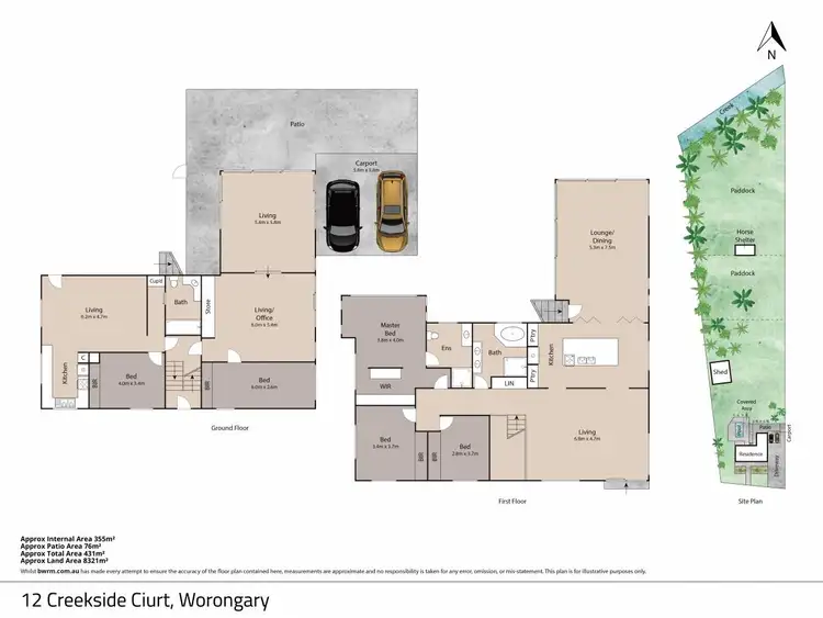 Floorplan of Homely house listing, 12 Creekside Court, Worongary QLD 4213