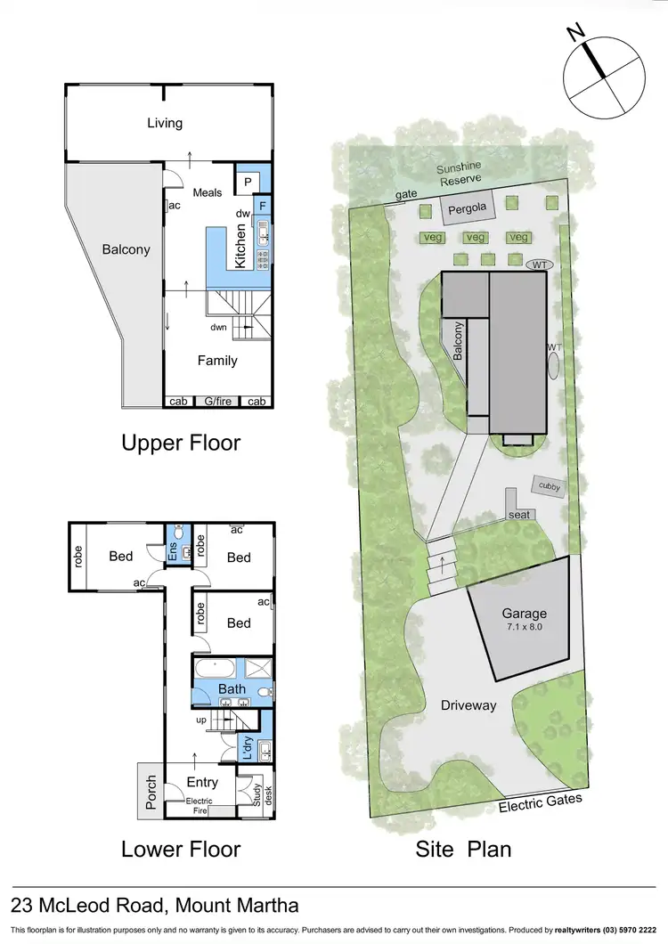 Floorplan of Homely house listing, 23 McLeod Road, Mount Martha VIC 3934