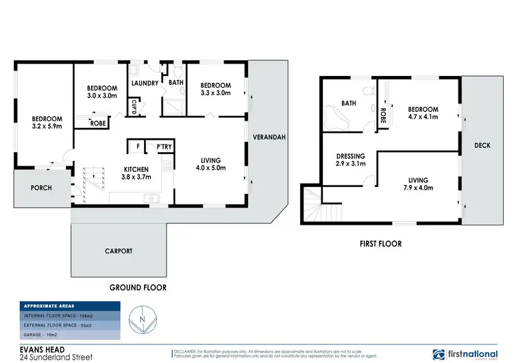 Floorplan of Homely house listing, 24 Sunderland Street, Evans Head NSW 2473