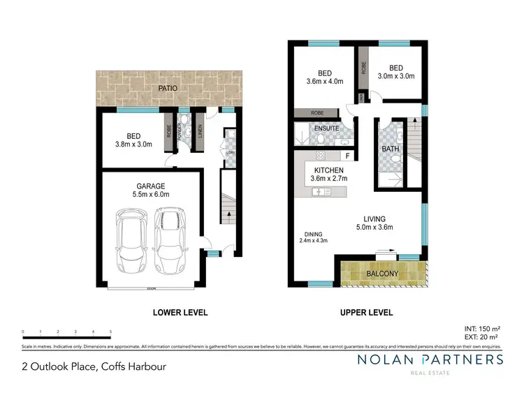 Floorplan of Homely townhouse listing, 2 Outlook Place, Coffs Harbour NSW 2450