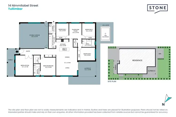 Floorplan of Homely house listing, 14 Nimmitabel Street, Tullimbar NSW 2527