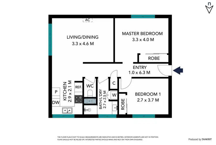 Floorplan of Homely apartment listing, 8/235 Rathmines Street, Fairfield VIC 3078
