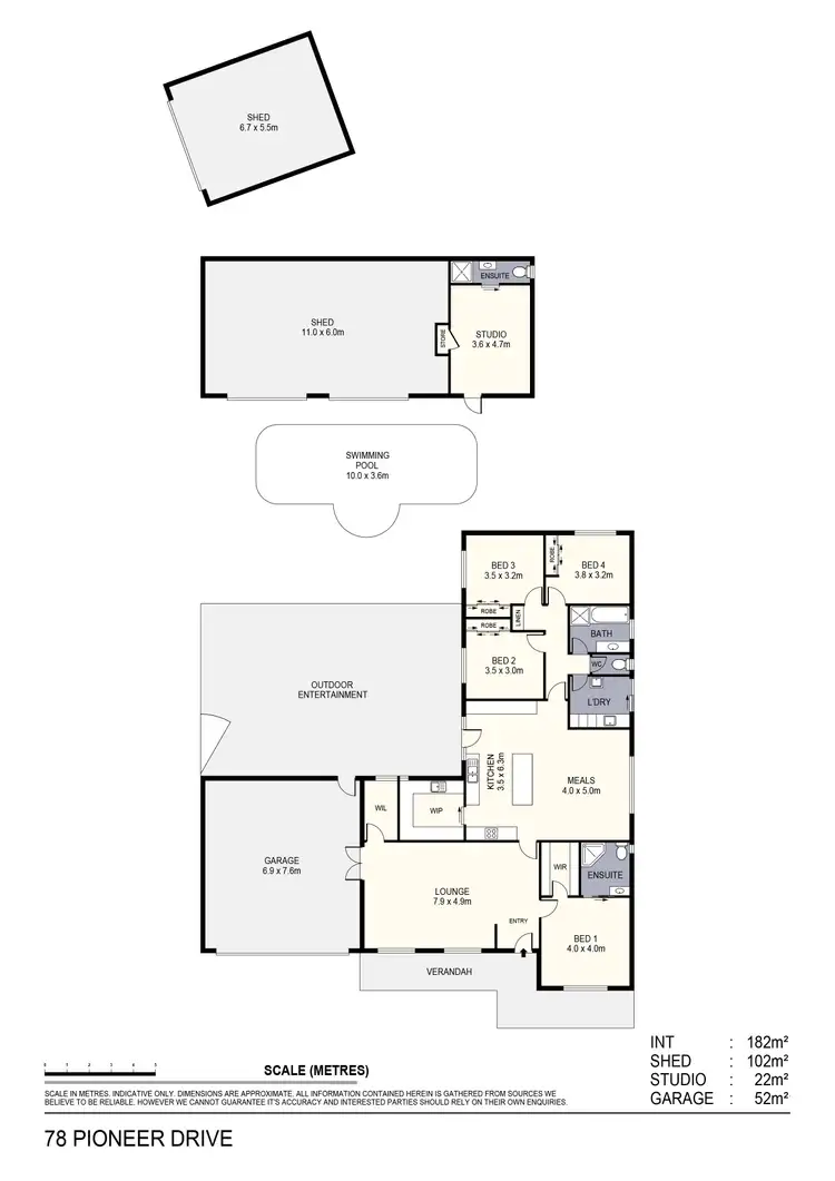 Floorplan of Homely house listing, 78 Pioneer Drive, Maiden Gully VIC 3551