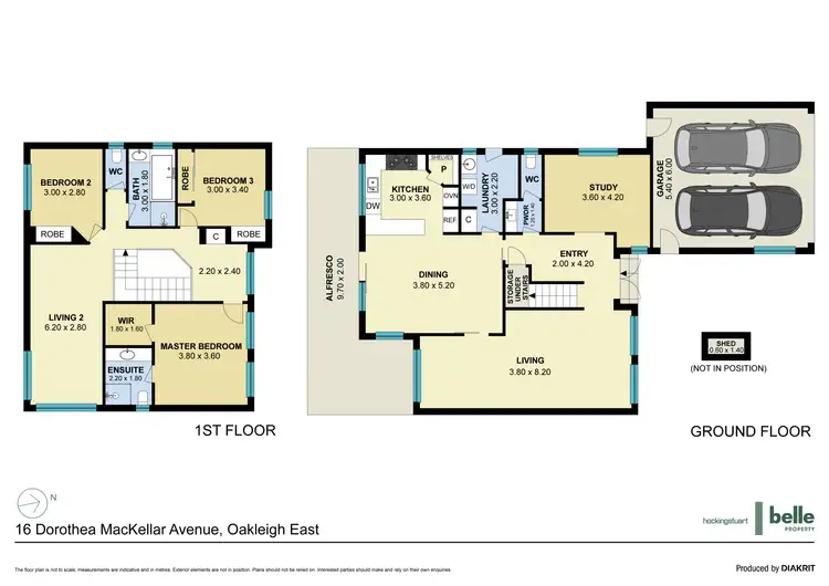 Floorplan of Homely house listing, 16 Dorothea Mackellar Avenue, Oakleigh East VIC 3166