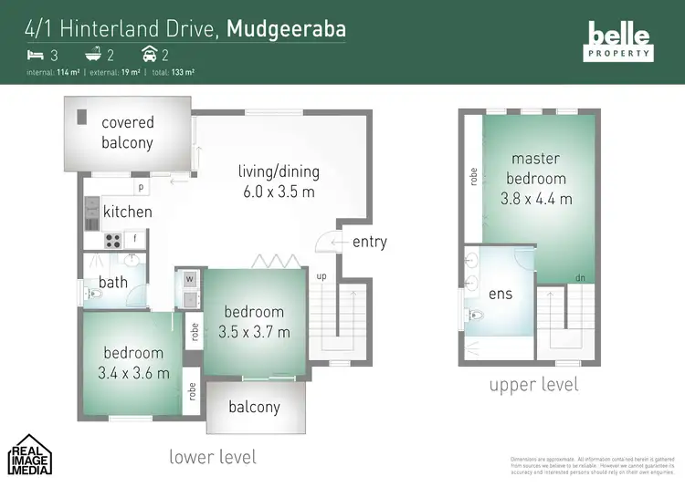 Floorplan of Homely townhouse listing, 4/1 Hinterland Drive, Mudgeeraba QLD 4213